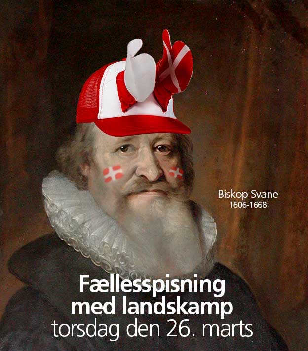 Fællesspisning og fodbold på storskærm – torsdag d. 26. marts 2026 – Husk at bestille mad senest på tirsdag