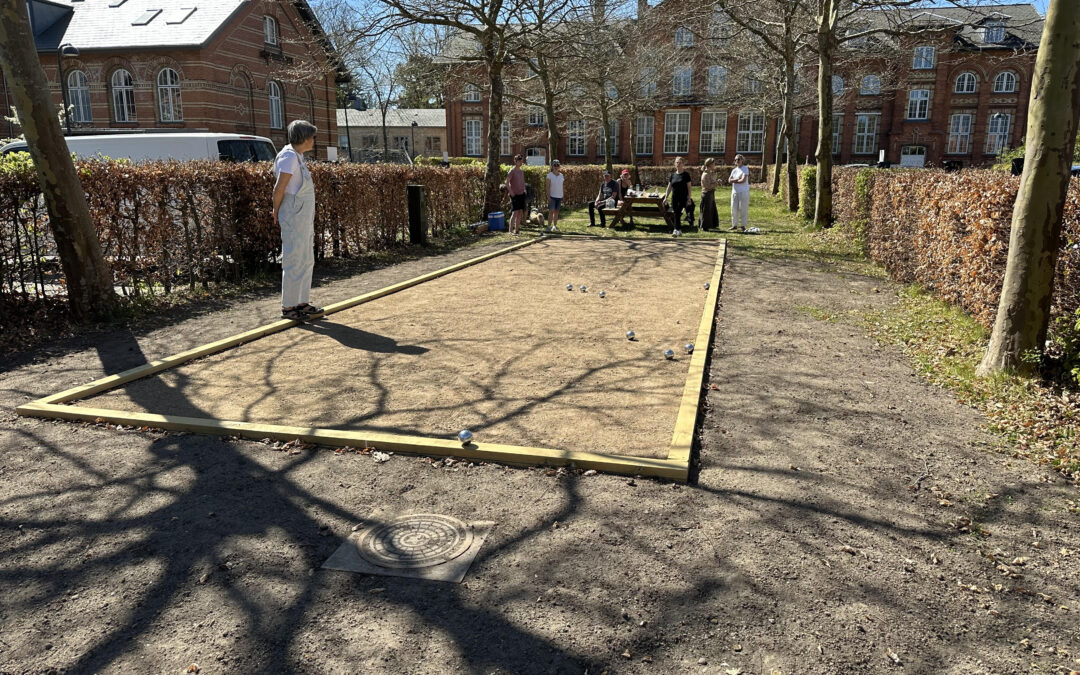 Petanquebanen indviet